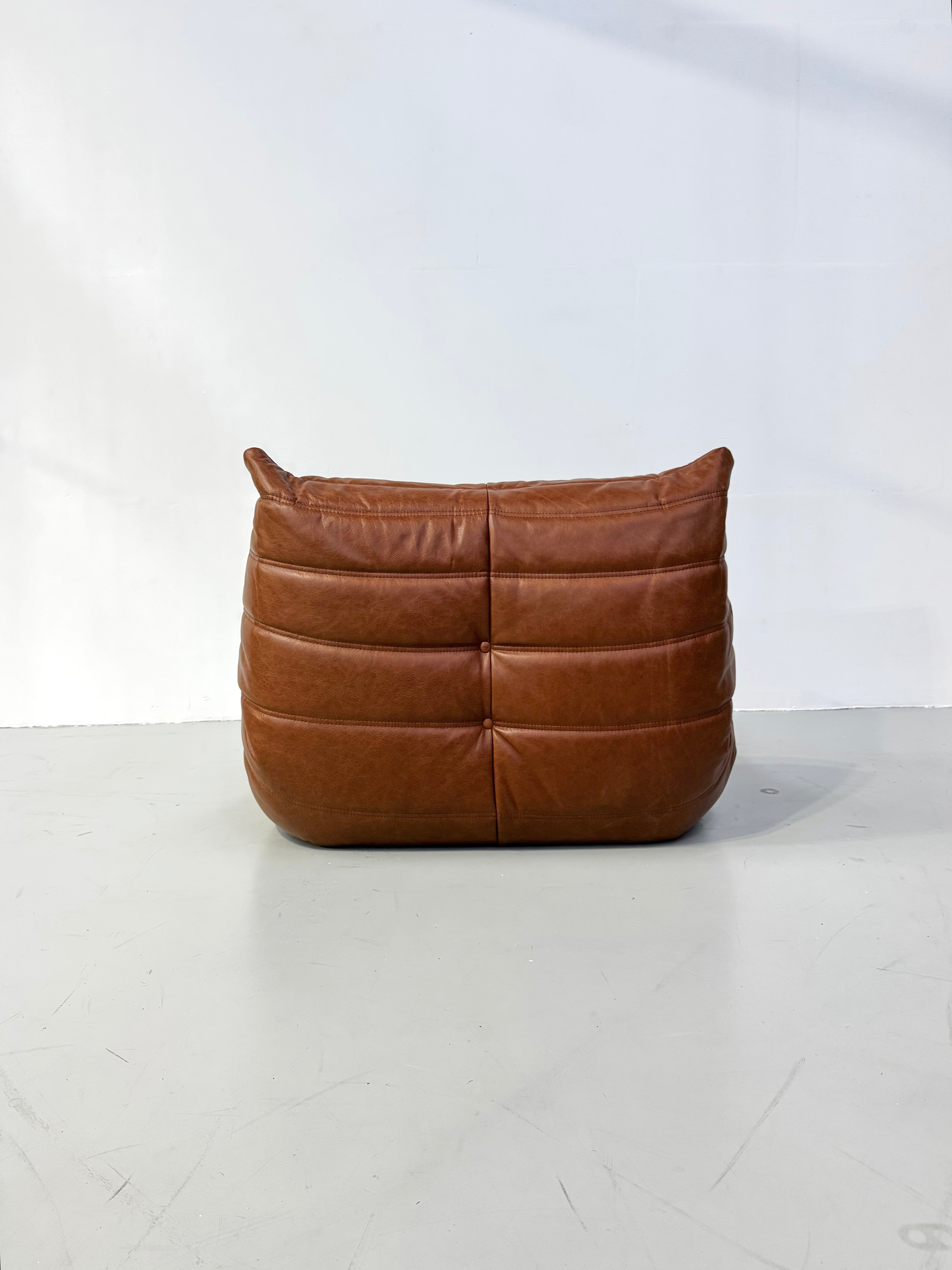 Michel_Ducaroy_Togo_Lounge_Chair_for_Ligne_Roset_in_Leather,_Fully_Reupholstered,_France,_1970s