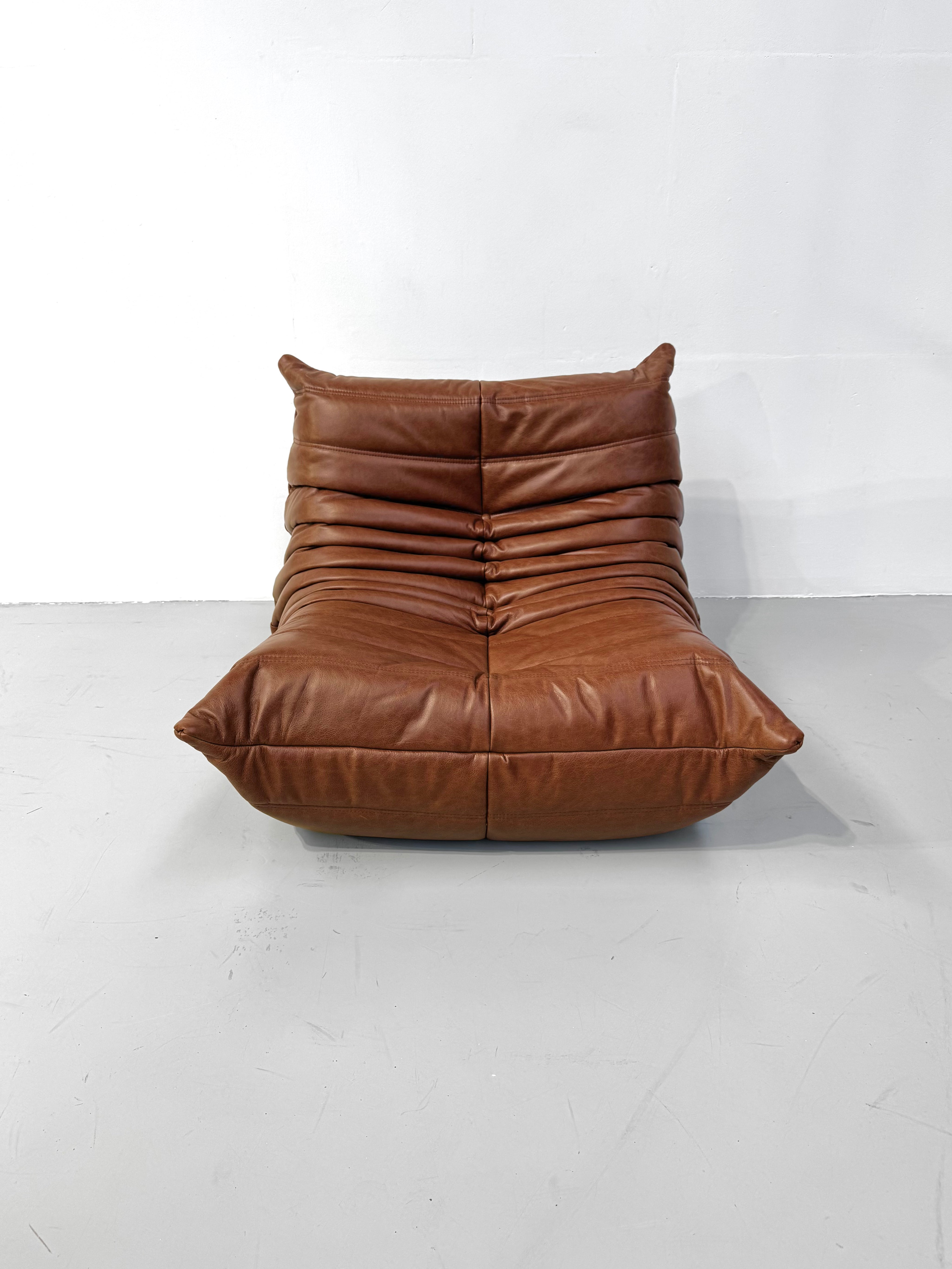 Michel_Ducaroy_Togo_Lounge_Chair_for_Ligne_Roset_in_Leather,_Fully_Reupholstered,_France,_1970s