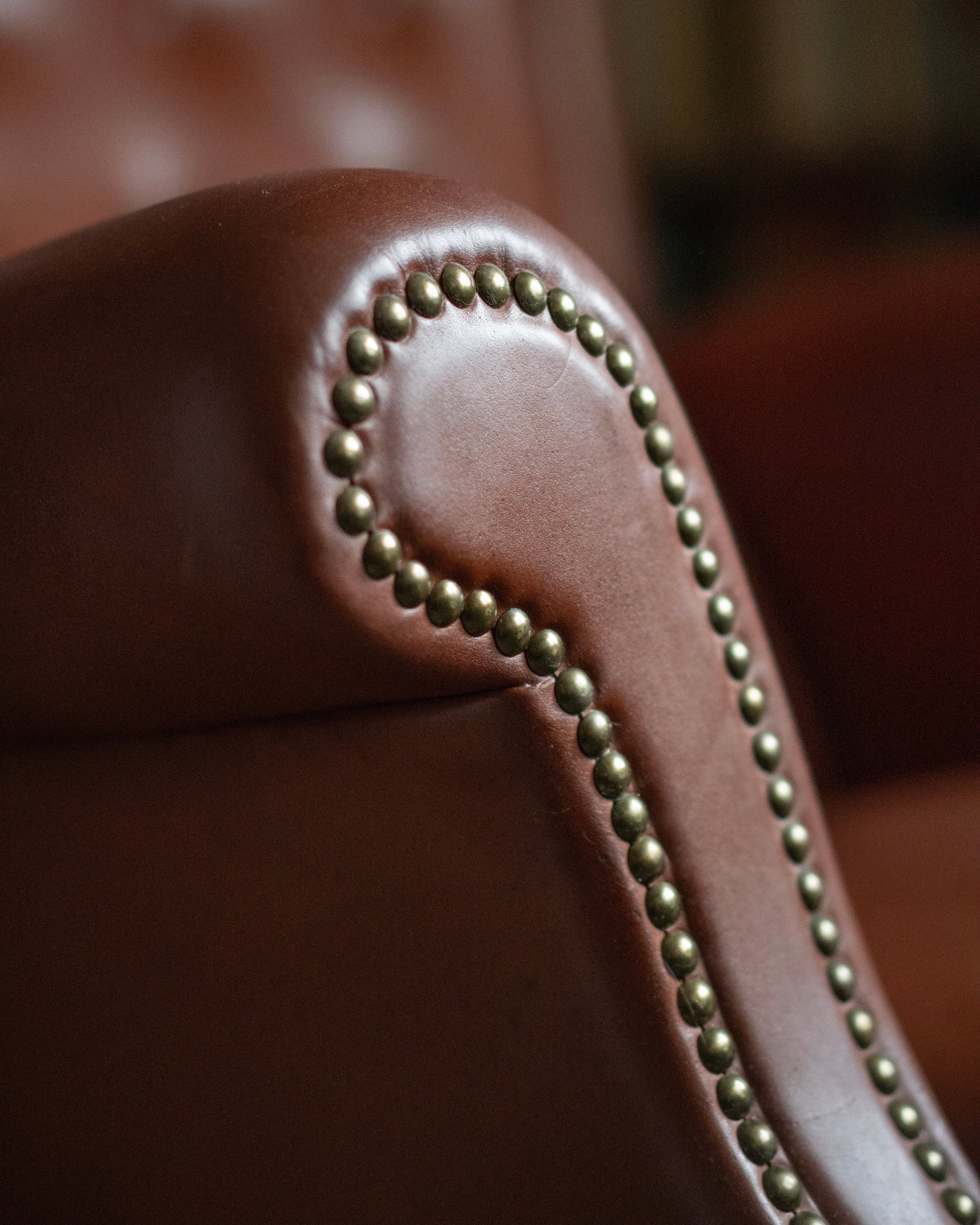 Leather_Armchair_by_Fritz_Hansen_with_Brass_Nail_Trim,_Denmark_1940s–1950s