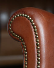 Leather_Armchair_by_Fritz_Hansen_with_Brass_Nail_Trim,_Denmark_1940s–1950s