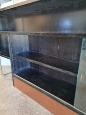 Functionalist_Sideboard_and_Bookcase_in_Black_Lacquer,_Chrome_and_Glass,_Czechoslovakia,_1930s