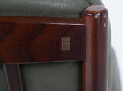G-Mobel_Easy_Chair_in_Green_Leather_for_Göte_Möbler,_Sweden_1970s