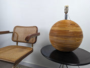Gabriella_Crespi_style_sphere_rattan_table_lamp,_1970s