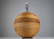 Gabriella_Crespi_style_sphere_rattan_table_lamp,_1970s