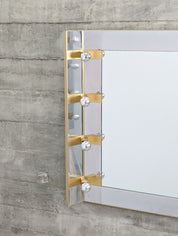 SEO_Product_Title_Gaetano_Sciolari_Illuminated_Vanity_Wall_Mirror_in_Brass_and_Chrome,_Italy,_1970s