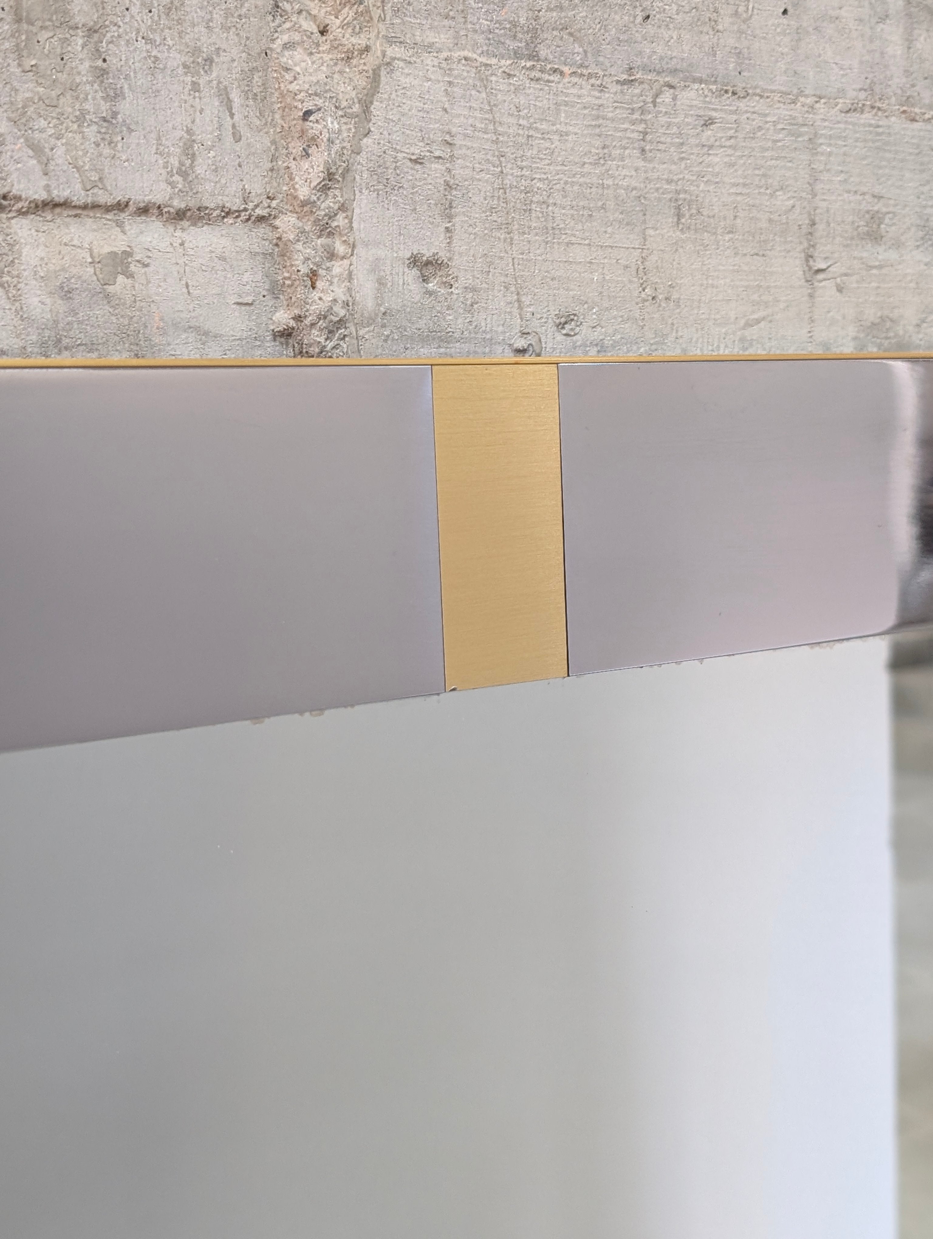 SEO_Product_Title_Gaetano_Sciolari_Illuminated_Vanity_Wall_Mirror_in_Brass_and_Chrome,_Italy,_1970s
