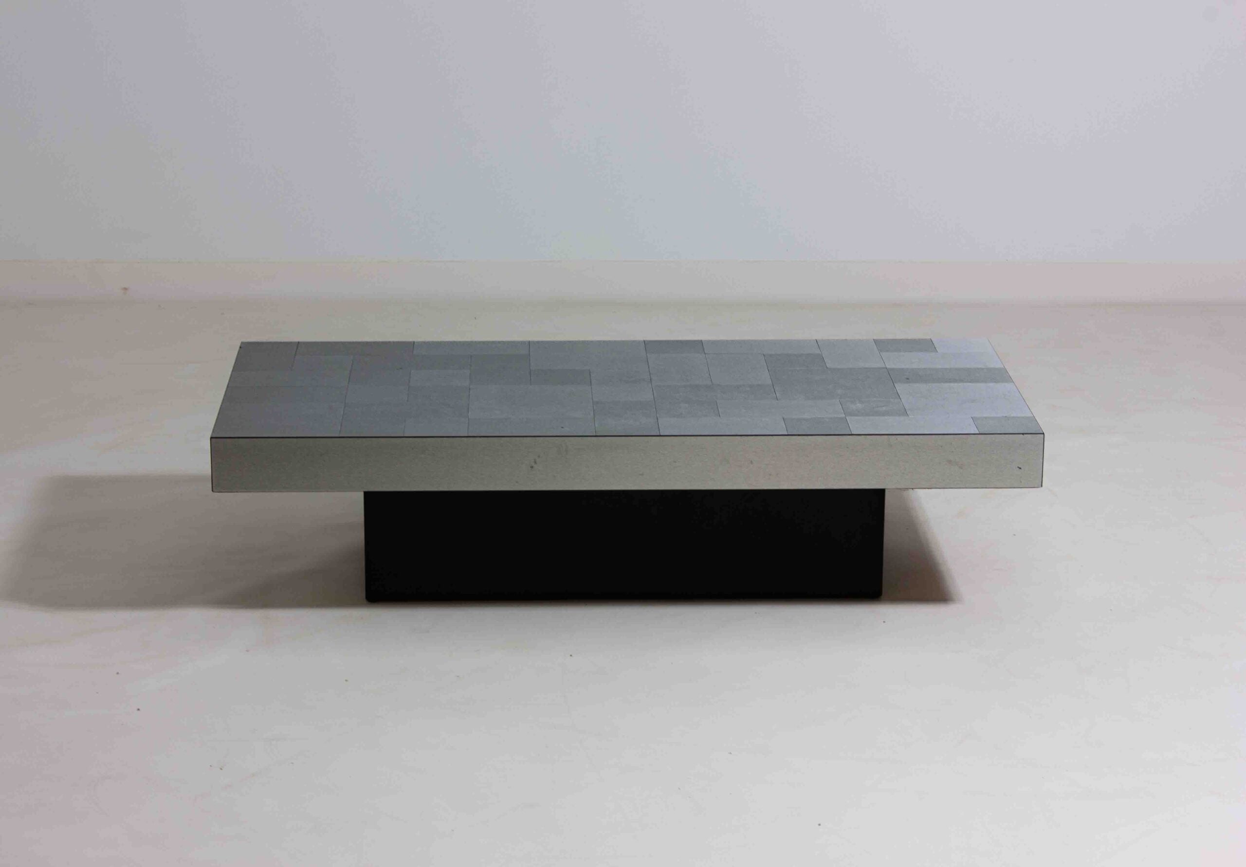 Geometric_Brushed_Aluminium_Coffee_Table_with_Patchwork_Top,_1970s