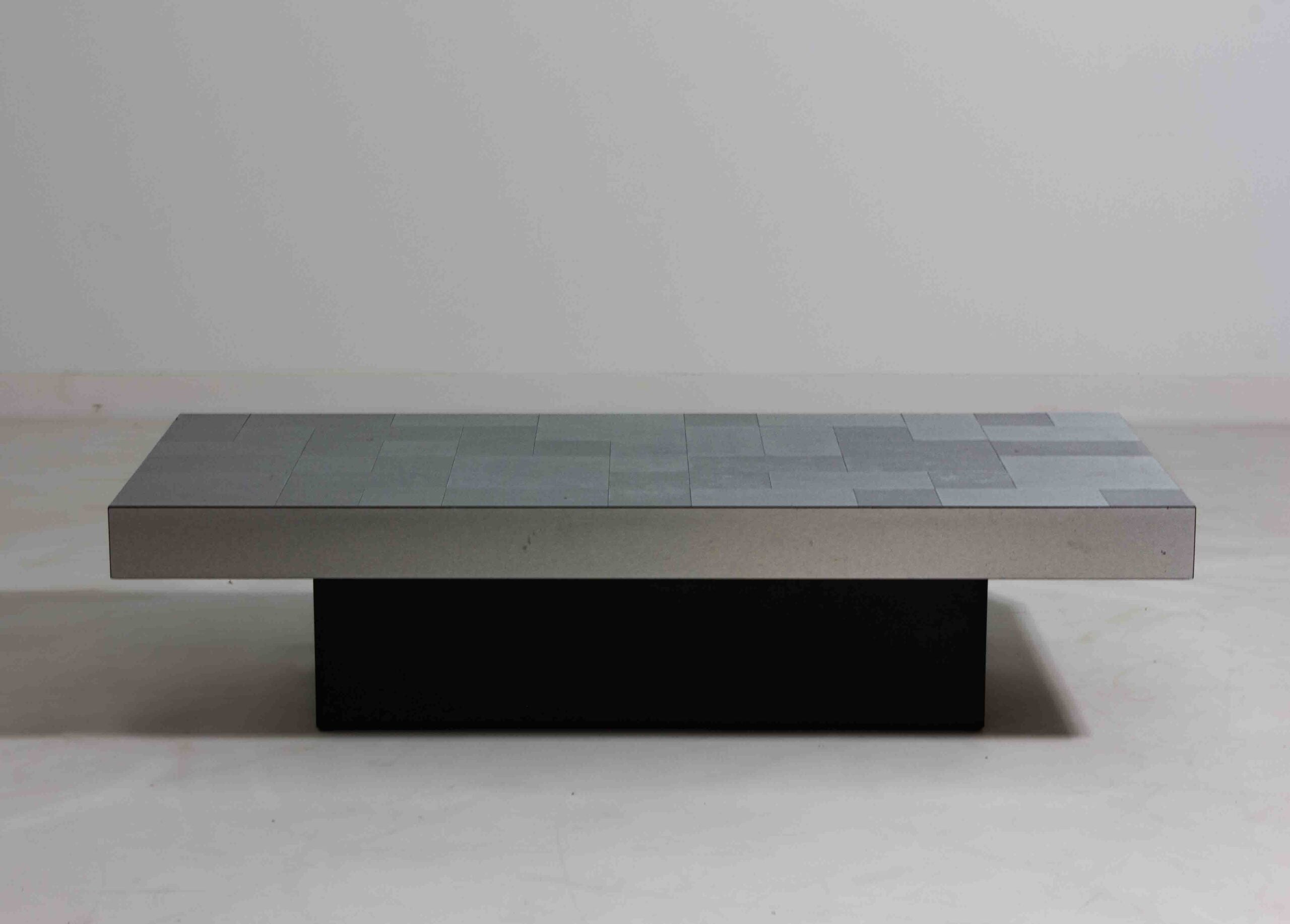 Geometric_Brushed_Aluminium_Coffee_Table_with_Patchwork_Top,_1970s