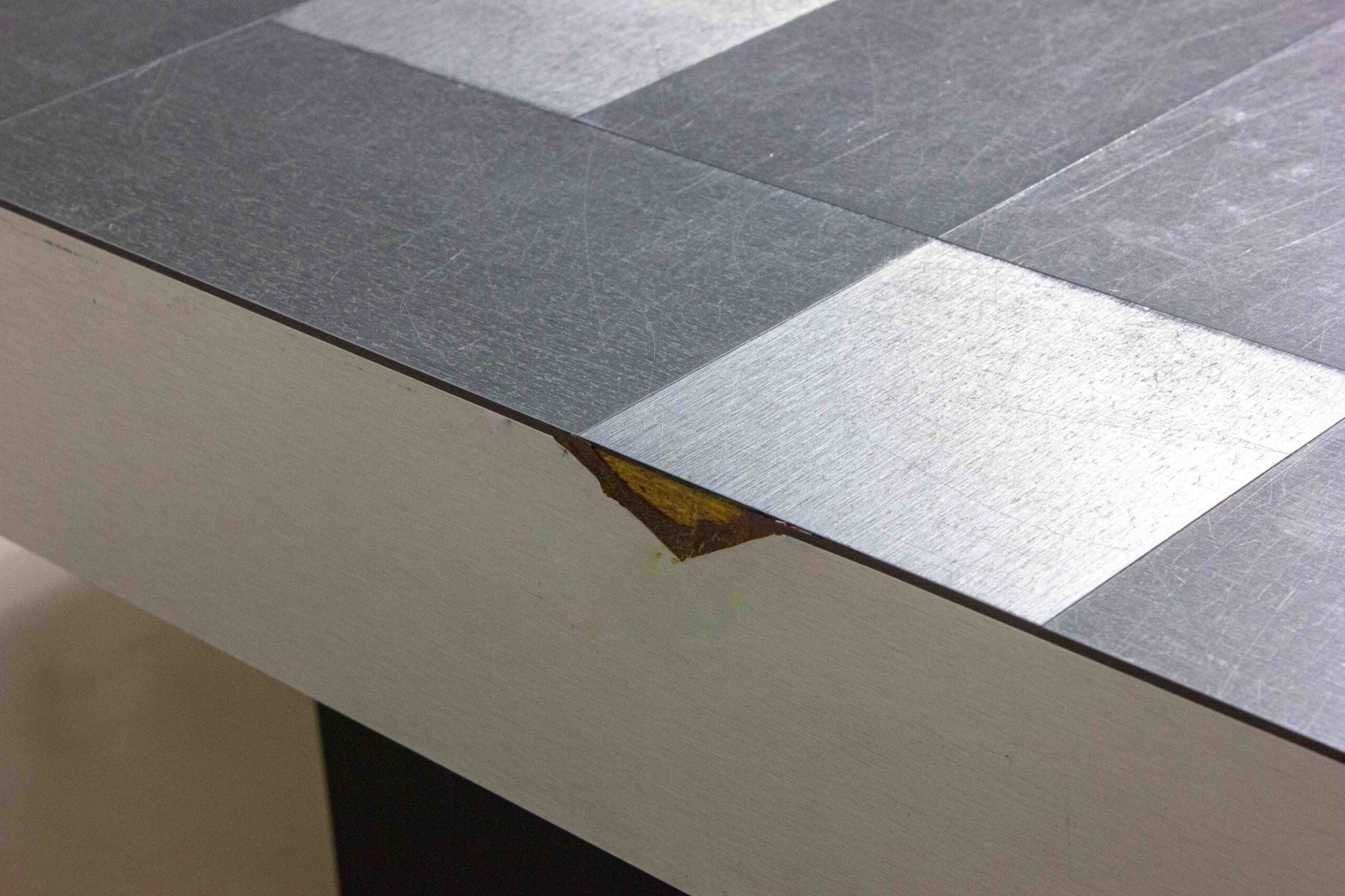 Geometric_Brushed_Aluminium_Coffee_Table_with_Patchwork_Top,_1970s
