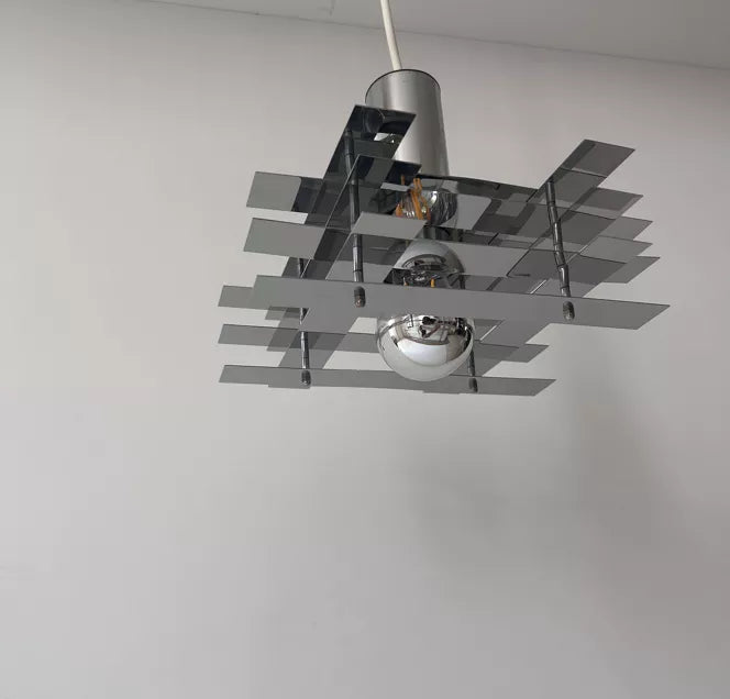 Geometric_Chrome_Pendant_Lamp,_France_1960s