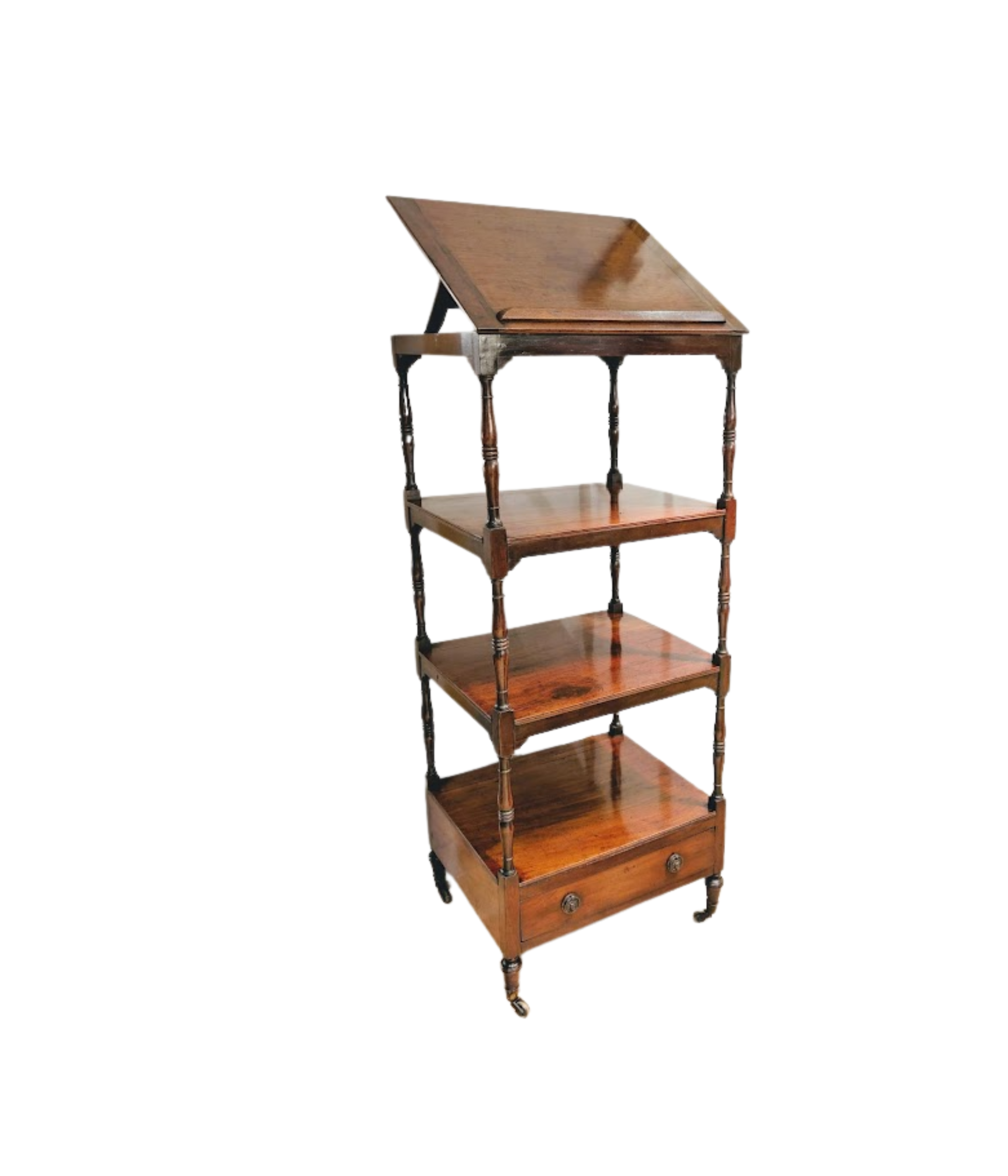 George_III_Mahogany_Whatnot_with_Adjustable_Reading_Stand_by_Maddox_&_Co.