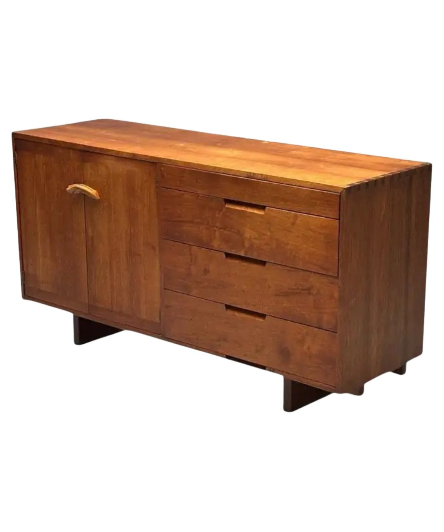 George_Nakashima,_American_Studio,_Mid-Century_Modern,_Rare_Cabinet,_1953