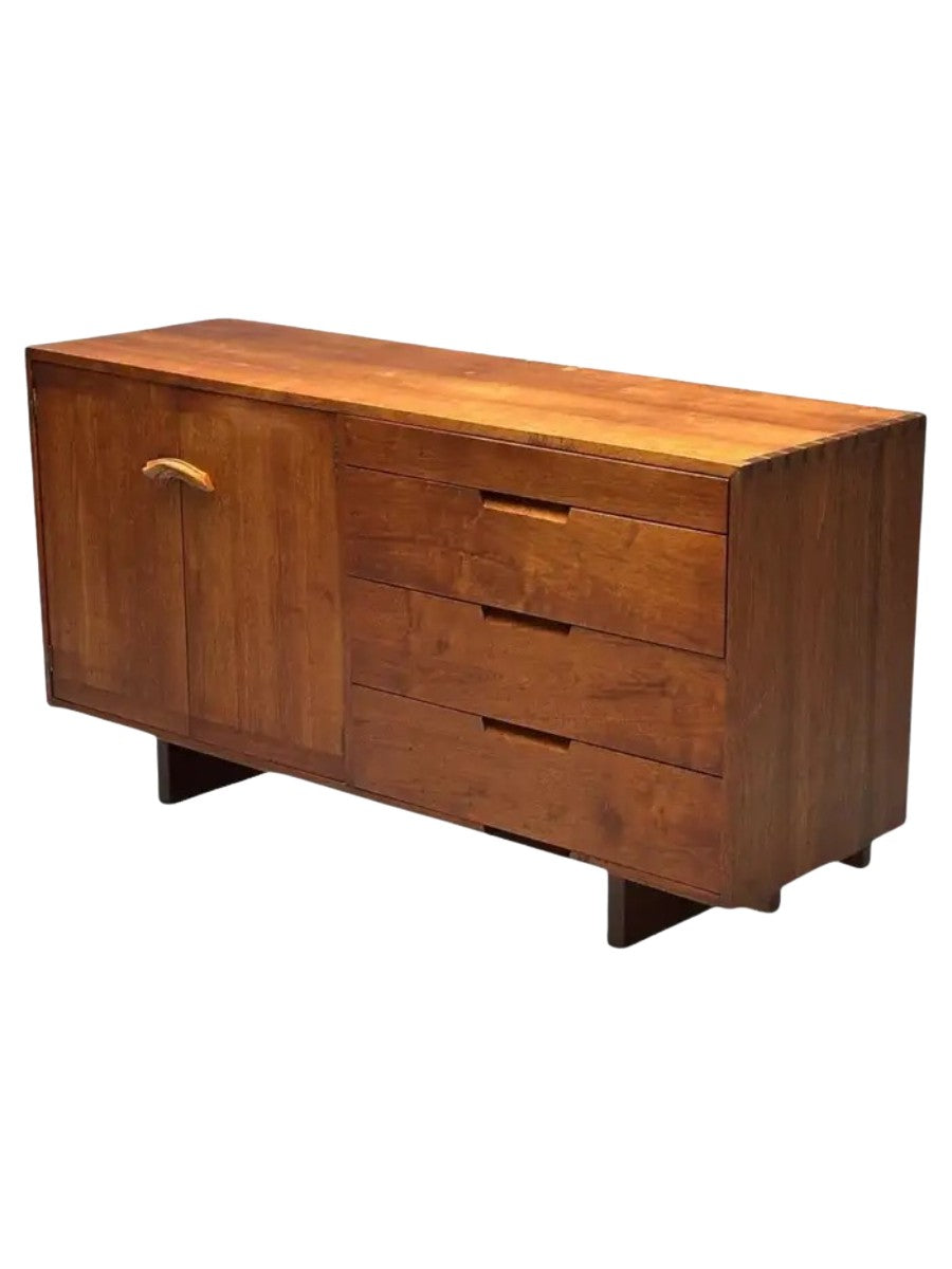 George_Nakashima,_American_Studio,_Mid-Century_Modern,_Rare_Cabinet,_1953
