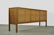 GERMAN_mid-century_Rio_rosewood_sideboard_with_woven_finish,_Leo_Bub,_1960s