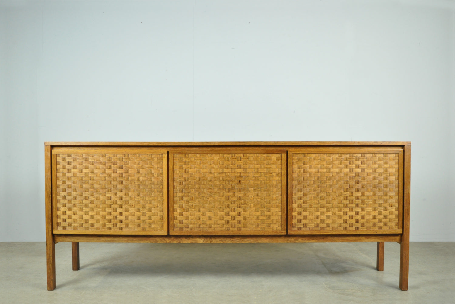GERMAN_mid-century_Rio_rosewood_sideboard_with_woven_finish,_Leo_Bub,_1960s