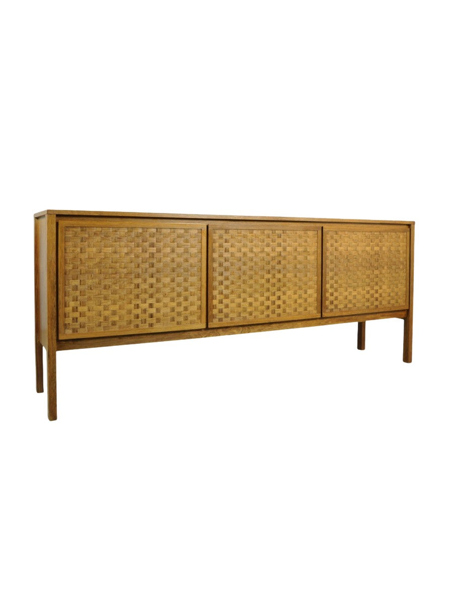 GERMAN_mid-century_Rio_rosewood_sideboard_with_woven_finish,_Leo_Bub,_1960s