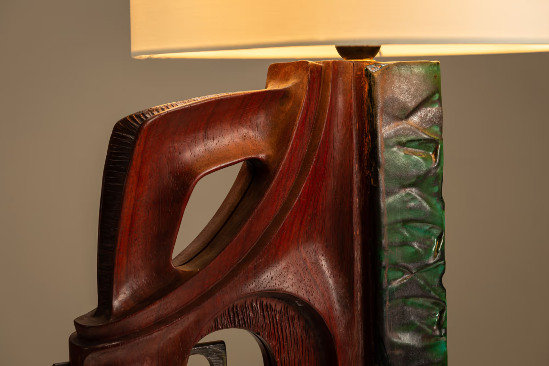 Gianni_Pinna_Table_Lamp_in_Wood_with_Green,_Italy_1970s