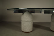 Giovanni_Offredi_“Paracarro”_dining_table_for_Saporiti_Italia,_1970s