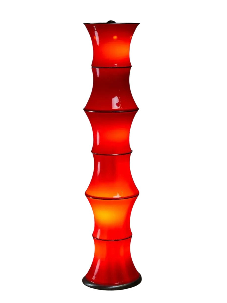 Glass_Bamboo_Floor_Lamp,_Tronconi,_1990s,_Italy