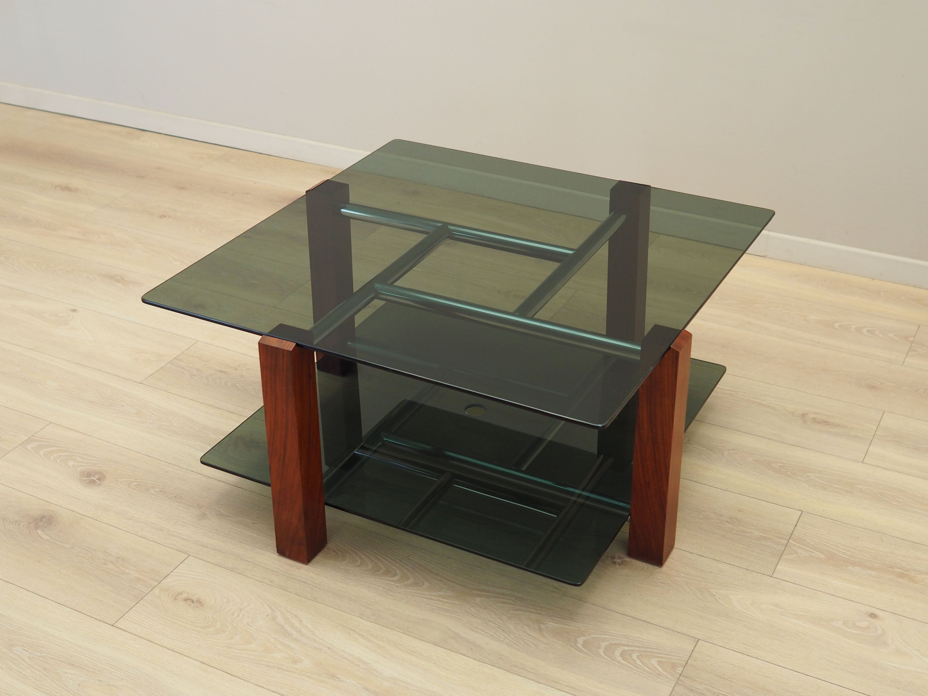 Glass_Coffee_Table,_Rosewood_Veneer,_Metal,_1970s,_Italy