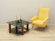 Glass_Coffee_Table,_Rosewood_Veneer,_Metal,_1970s,_Italy