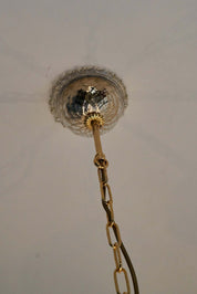 Murano_Glass_Flower_Chandelier_with_Gilt_Accents,_1960s,_Italy