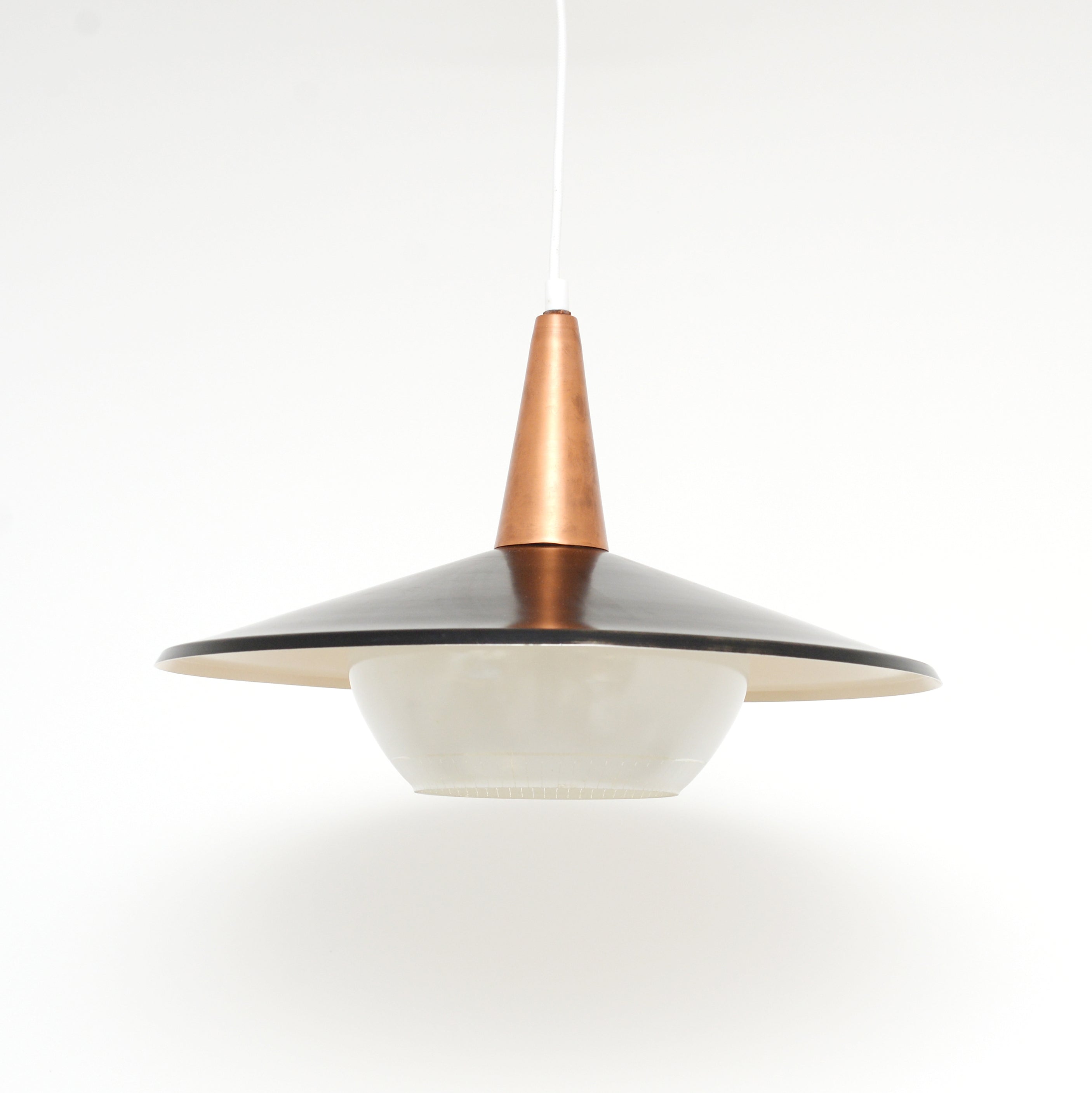 Scandinavian_Pendant_Lamp_with_Copper_Top_and_Glass_Shade,_1970s