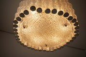 Glass_Pendant_Light,_Kaiser_Leuchten,_Nickel_Patina,_1970,_Germany