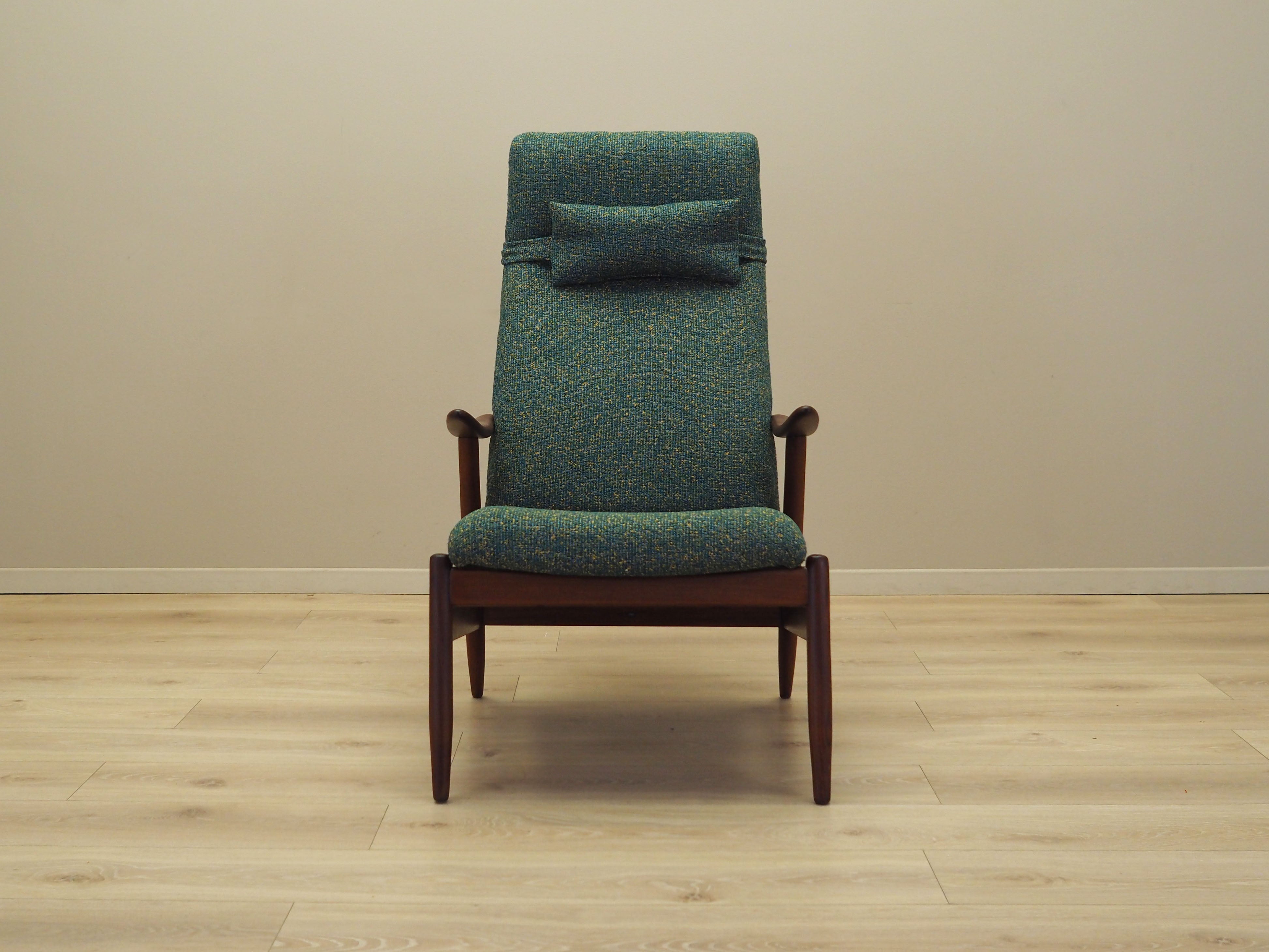 Danish_Modern_Green_Melange_Armchair,_1970s,_Denmark