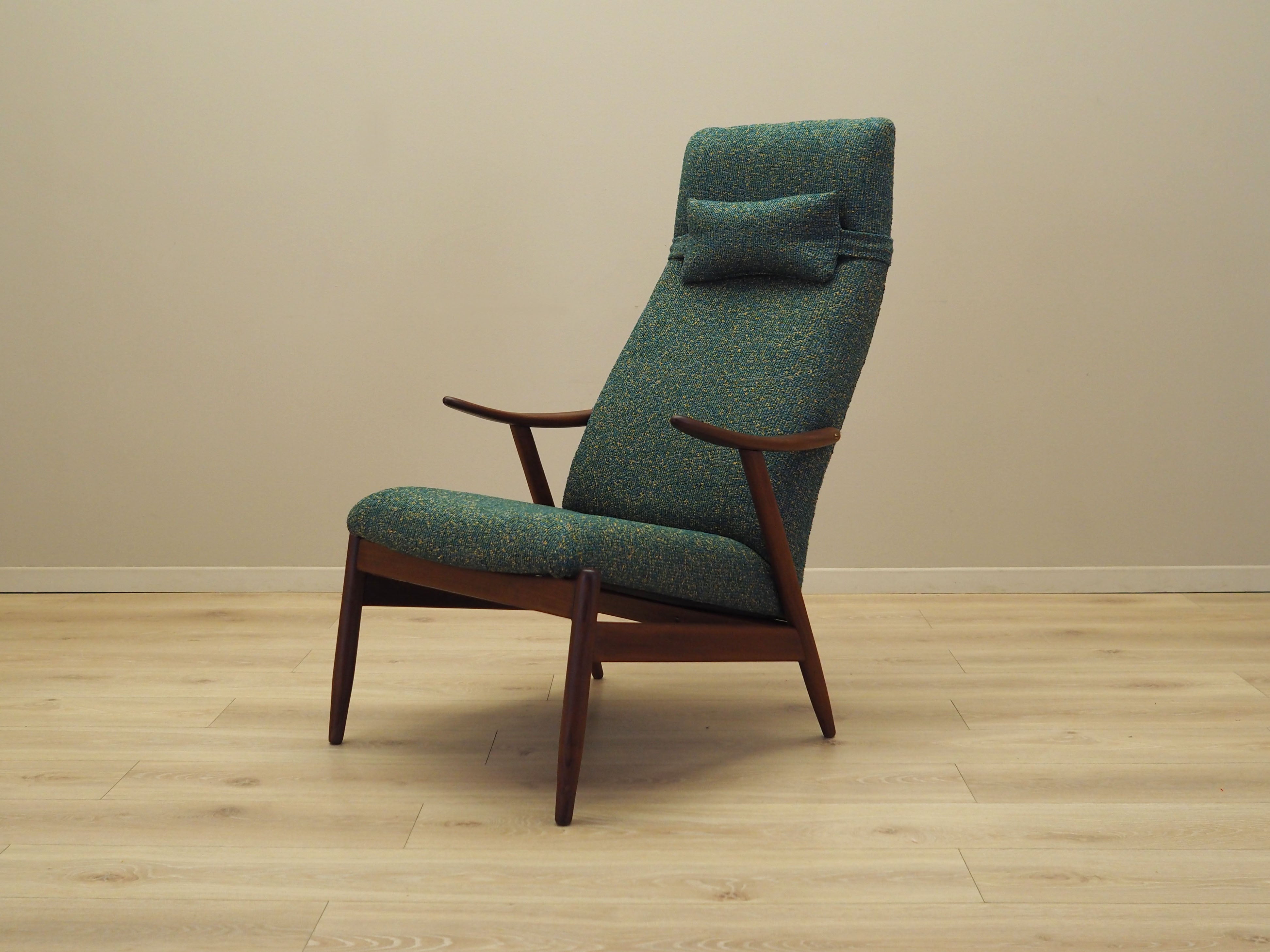 Danish_Modern_Green_Melange_Armchair,_1970s,_Denmark