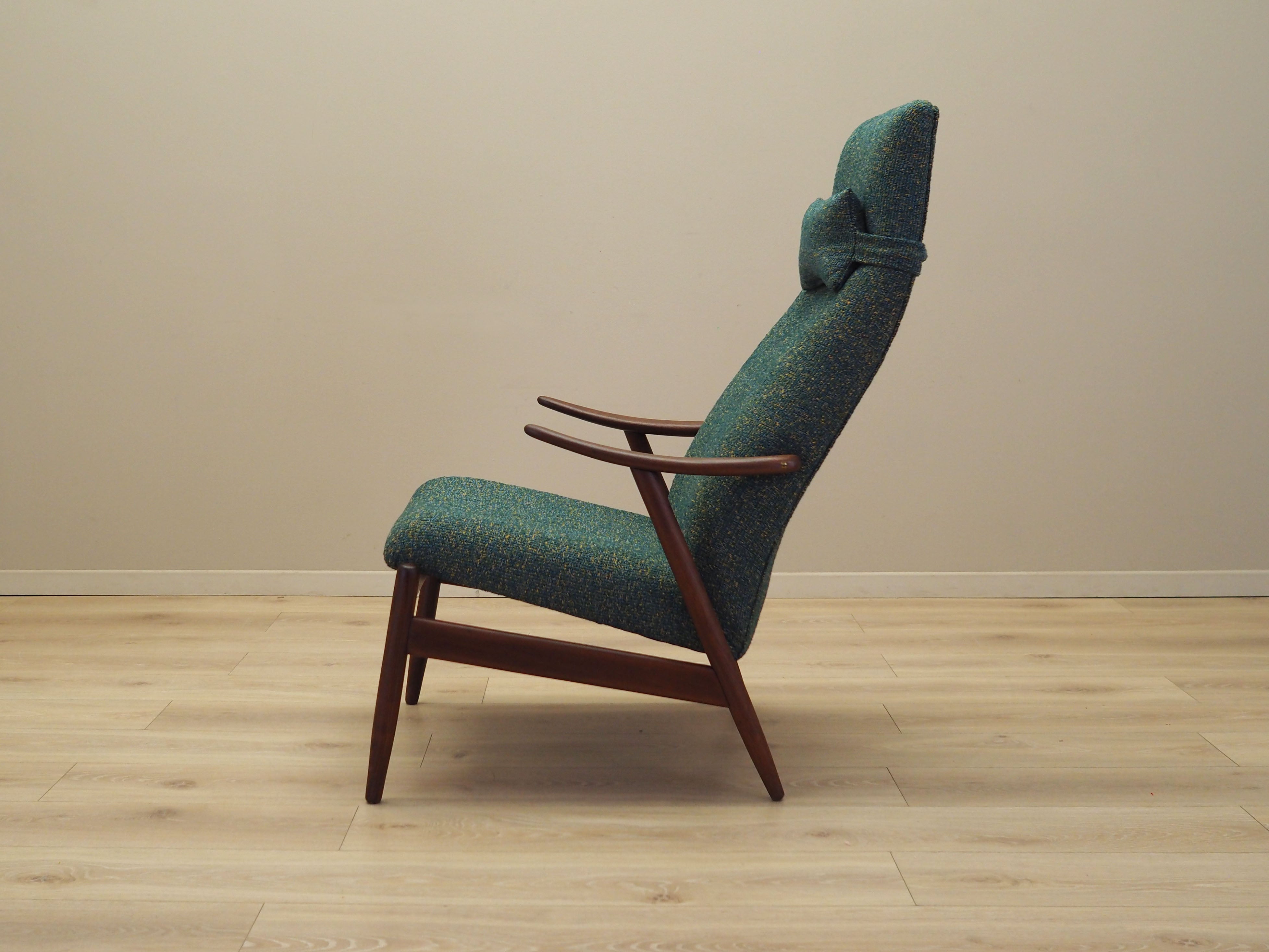 Danish_Modern_Green_Melange_Armchair,_1970s,_Denmark