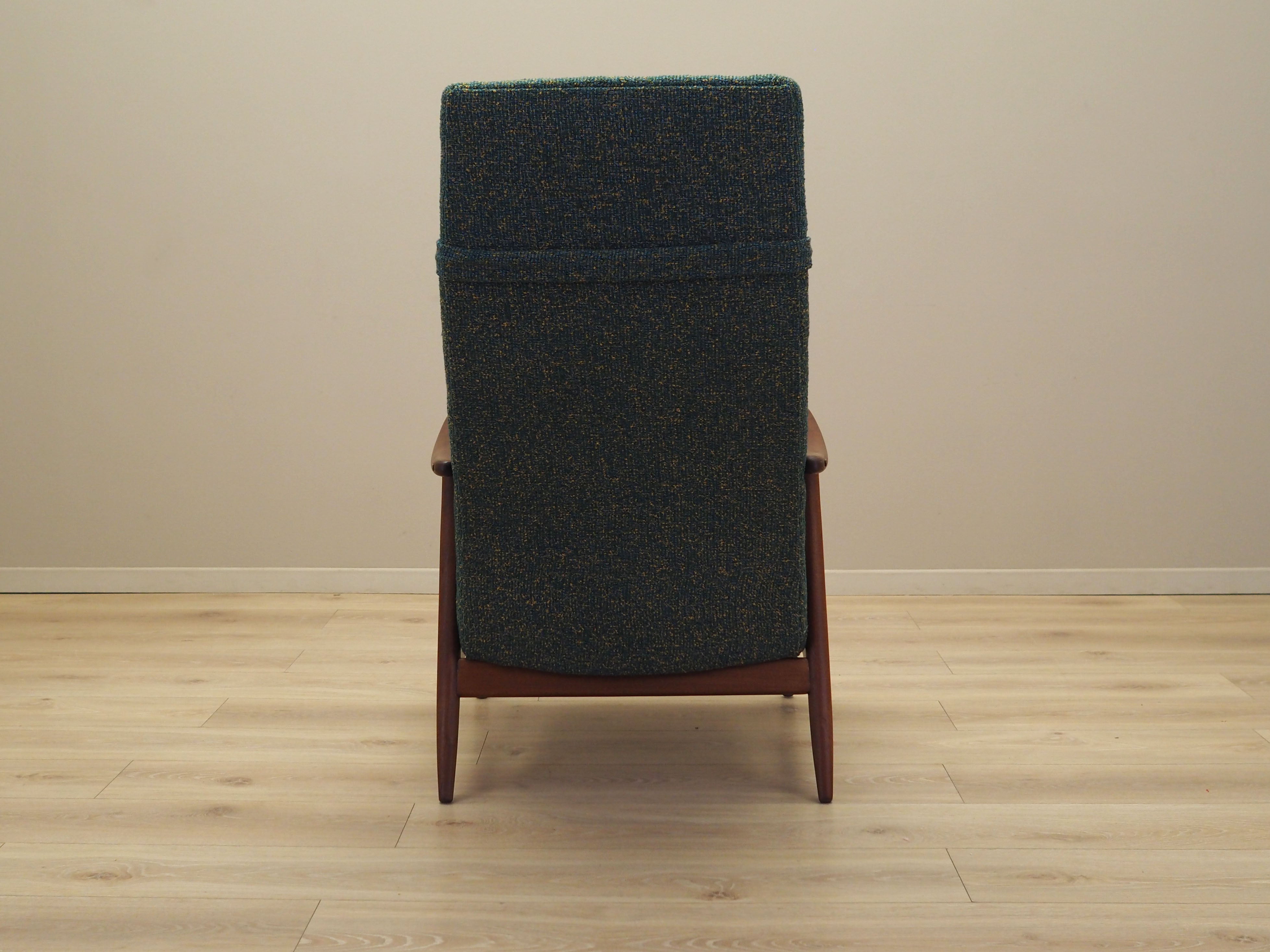 Danish_Modern_Green_Melange_Armchair,_1970s,_Denmark