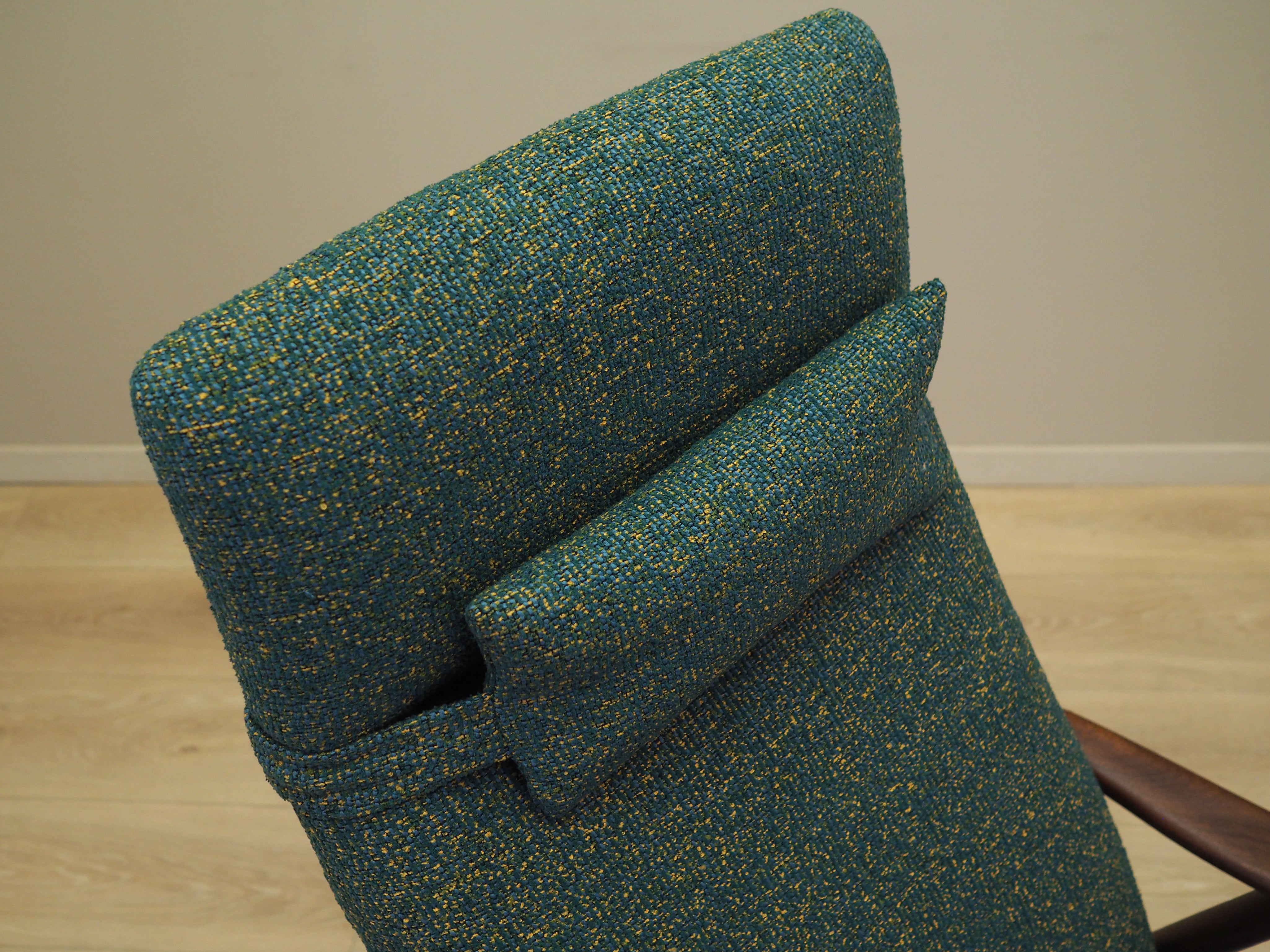 Danish_Modern_Green_Melange_Armchair,_1970s,_Denmark