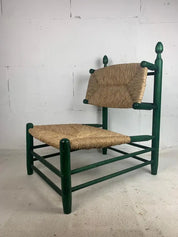 Green_Oak_Rush_Chair_in_the_Style_of_Charles_Dudouyt_and_Charlotte_Perriand,_1950s,_France
