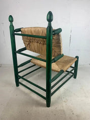 Green_Oak_Rush_Chair_in_the_Style_of_Charles_Dudouyt_and_Charlotte_Perriand,_1950s,_France