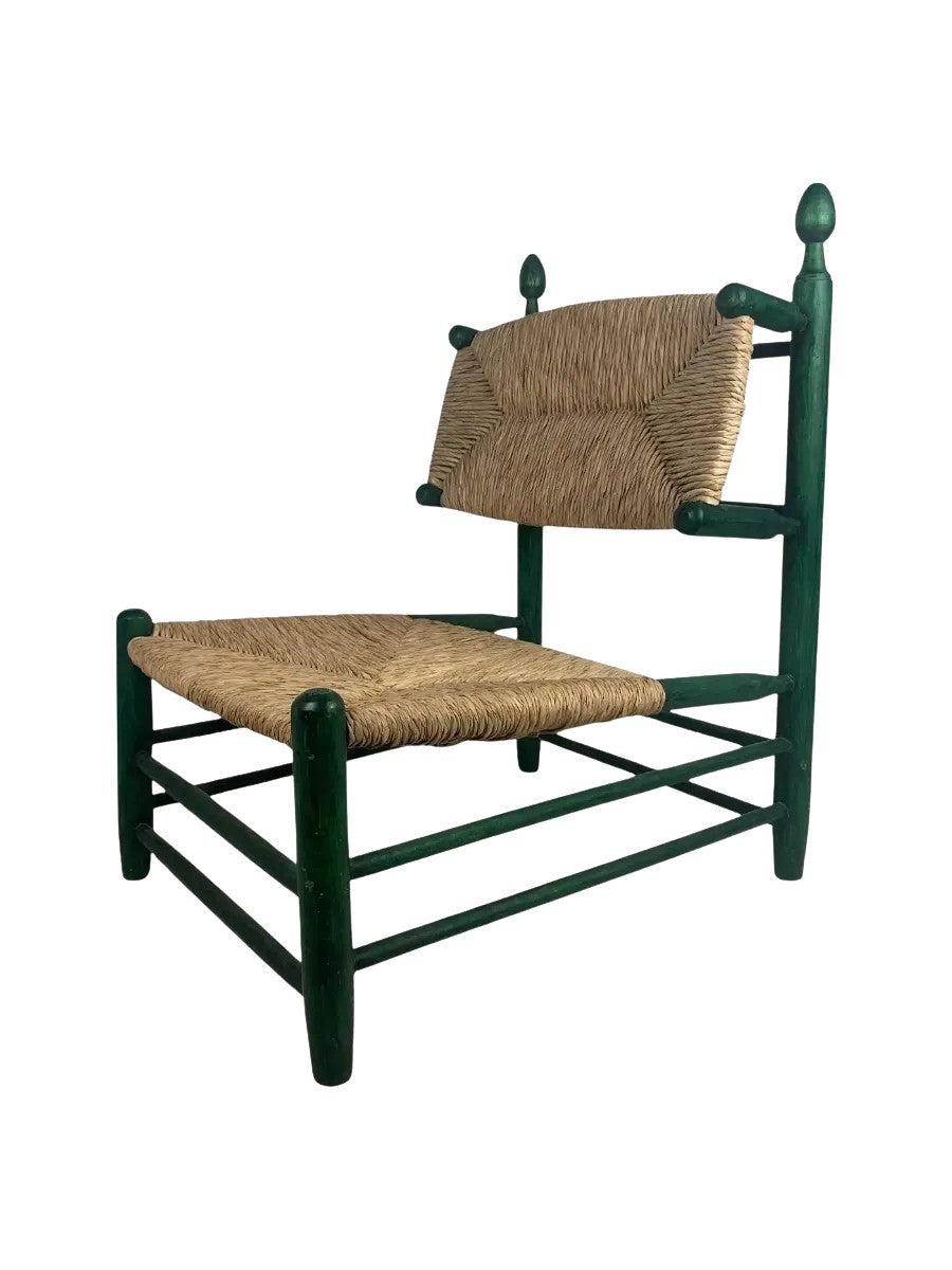 Green_Oak_Rush_Chair_in_the_Style_of_Charles_Dudouyt_and_Charlotte_Perriand,_1950s,_France