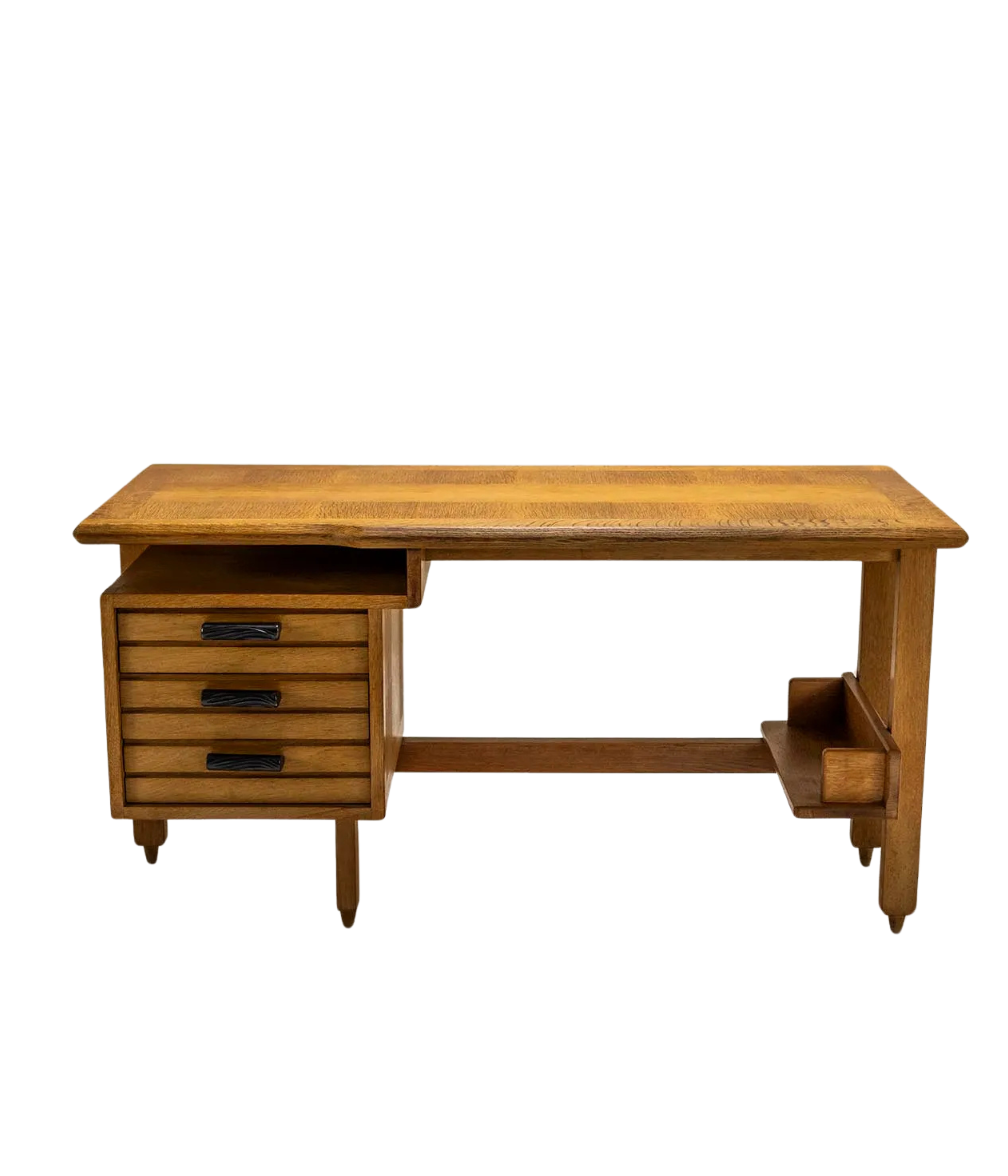 Guillerme_et_Chambron_Desk_in_Oak_for_Votre_Maison,_France_1960s