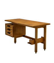 Guillerme_et_Chambron_Desk_in_Oak_for_Votre_Maison,_France_1960s