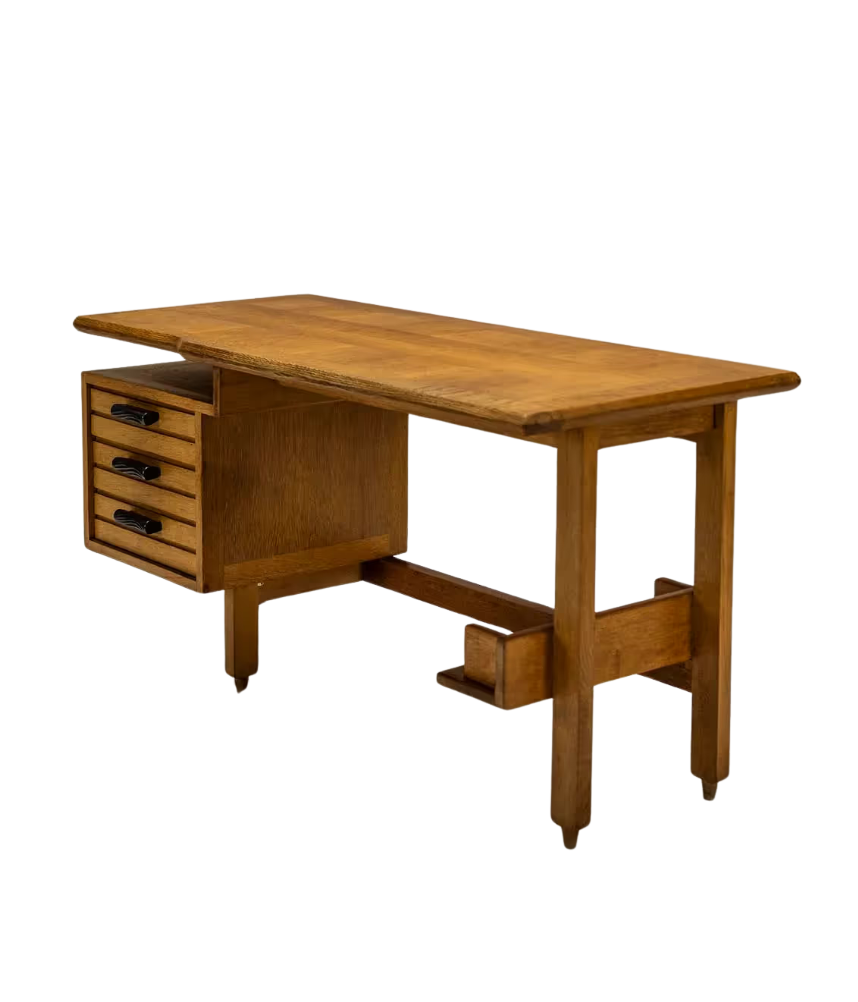 Guillerme_et_Chambron_Desk_in_Oak_for_Votre_Maison,_France_1960s
