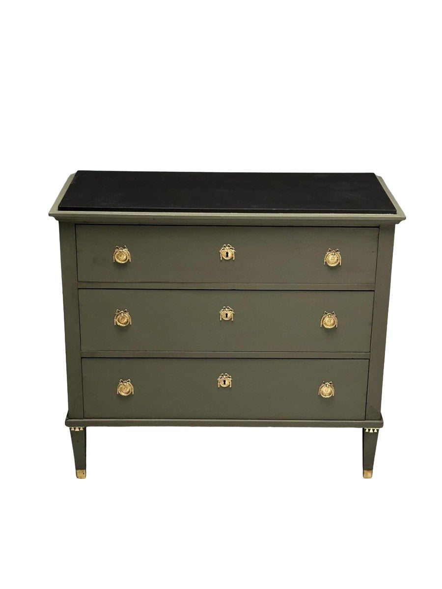 Gustavian_Swedish_Commode,_Pinewood_&_Brass,_1970s_Sweden