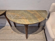 Set_of_2_Swedish_Allmoge_Demi_Lune_Tables_with_Marble_Tops,_Painted_Antique_Console_Tables,_1860s