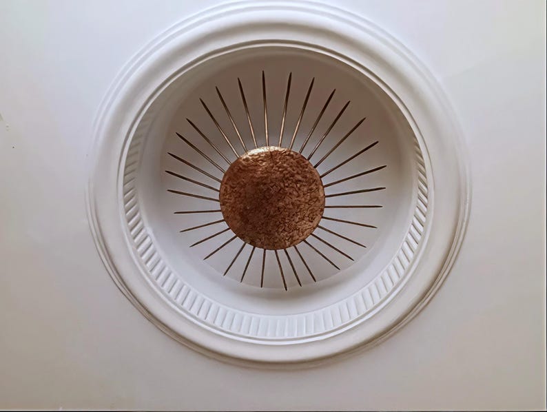 Hammered_Gold_Sun_Pendant_Lamp,_Neoclassical_Style_1970s