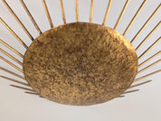 Hammered_Gold_Sun_Pendant_Lamp,_Neoclassical_Style_1970s