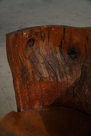 Hand_Carved_Stump_Chair_in_Pine_with_Storage,_Swedish_Modern,_Wabi_Sabi,_1900s