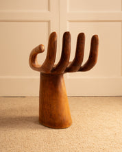 Surreal_Hand_Chair_Stool_in_Wood,_Pedro_Friedeberg_Style