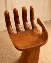 Surreal_Hand_Chair_Stool_in_Wood,_Pedro_Friedeberg_Style