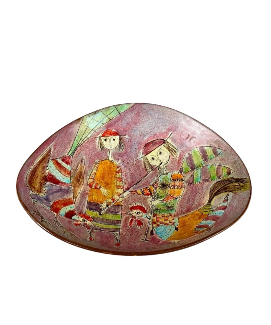 Hand-Painted_Ceramic_Decorative_Plate_by_Baratti_Pesaro,_Italy,_1970s