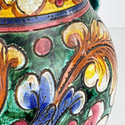 1960s_Hand-Painted_Majolica_Amphora_Vase_Signed_NP_Orvieto,_Italy