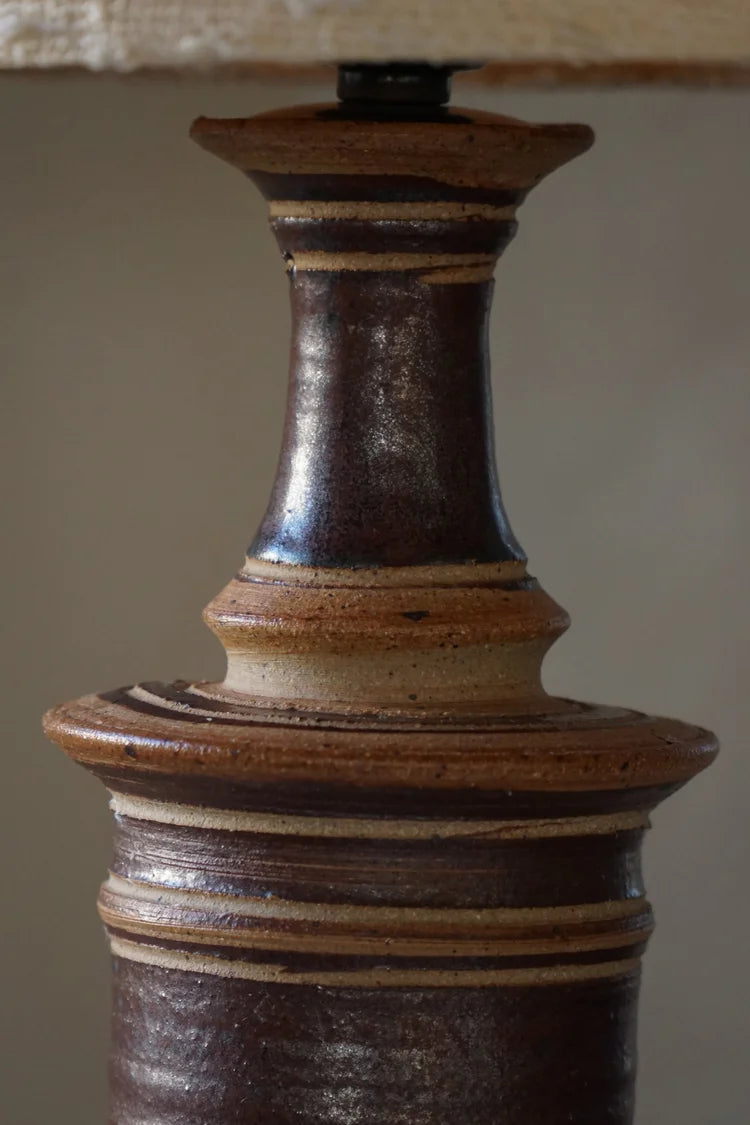 Hand_Turned_Stoneware_Table_Lamp_by_Tue_Poulsen,_Danish_Modern_Ceramic_Lighting,_1970s