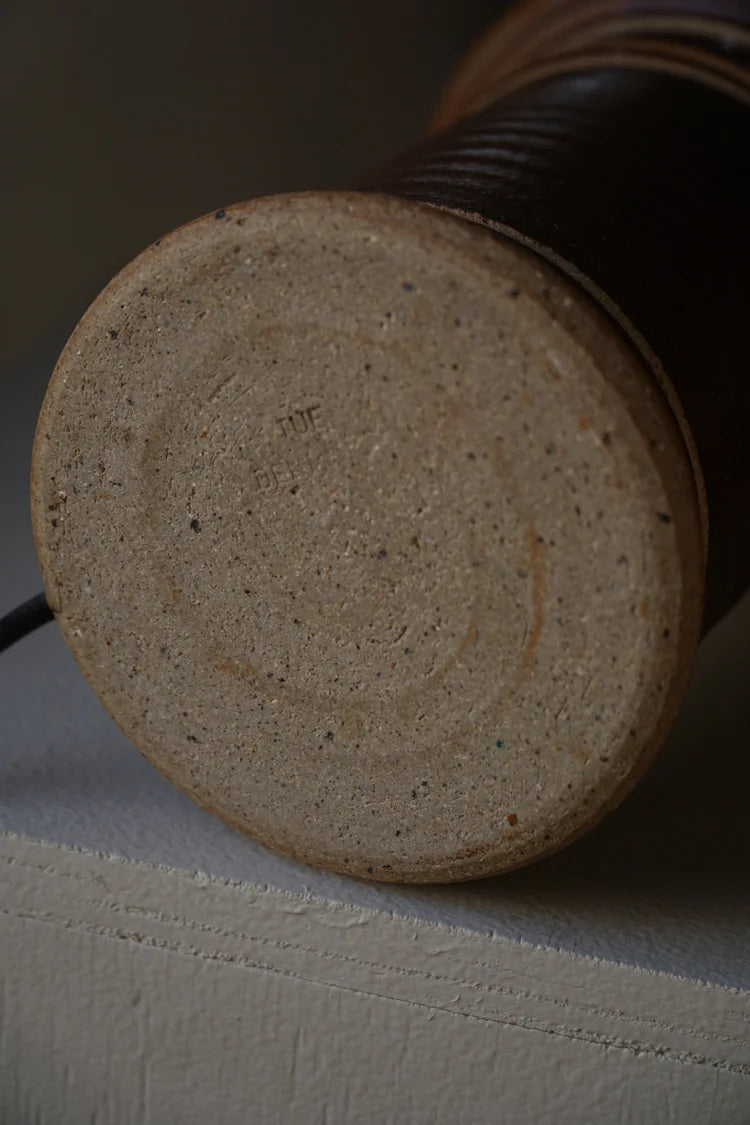 Hand_Turned_Stoneware_Table_Lamp_by_Tue_Poulsen,_Danish_Modern_Ceramic_Lighting,_1970s
